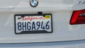 CA License Plate